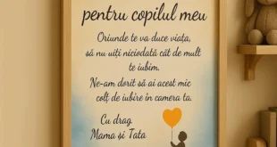 Pentru copilul meu